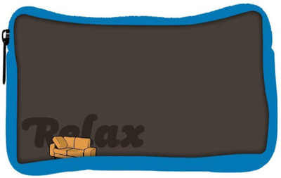 

Snoogg Eco Friendly Canvas Relax Sofa Designer Student Pen Pencil Case Coin Purse Pouch Cosmetic Makeup Bag (BLUE) Pouch(Multicolor)