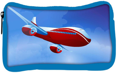 

Snoogg Eco Friendly Canvas Airplane Vector Student Pen Pencil Case Coin Purse Pouch Cosmetic Makeup Bag (BLUE) Pouch(Multicolor)