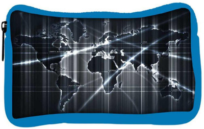 

Snoogg Eco Friendly Canvas Black Map Designer Student Pen Pencil Case Coin Purse Pouch Cosmetic Makeup Bag (BLUE) Pouch(Multicolor)