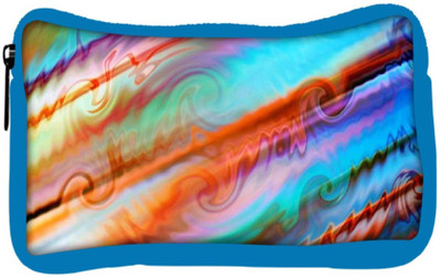 

Snoogg Eco Friendly Canvas Water Colours Student Pen Pencil Case Coin Purse Pouch Cosmetic Makeup Bag (BLUE) Pouch(Multicolor)