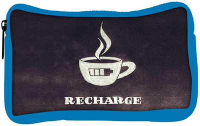 

Snoogg Eco Friendly Canvas Recharge Student Pen Pencil Case Coin Purse Pouch Cosmetic Makeup Bag (BLUE) Pouch(Multicolor)