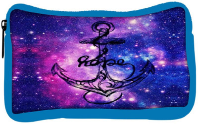 

Snoogg Eco Friendly Canvas Anchor Universe Student Pen Pencil Case Coin Purse Pouch Cosmetic Makeup Bag (BLUE) Pouch(Multicolor)
