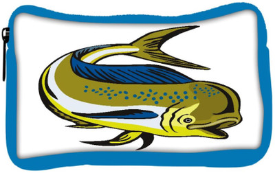 

Snoogg Eco Friendly Canvas Dorado Dolphin Fish Mahi Mahi Jumping Student Pen Pencil Case Coin Purse Pouch Cosmetic Makeup Bag (BLUE) Pouch(Multicolor)