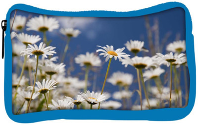 

Snoogg Eco Friendly Canvas Daisies Student Pen Pencil Case Coin Purse Pouch Cosmetic Makeup Bag (BLUE) Pouch(Multicolor)