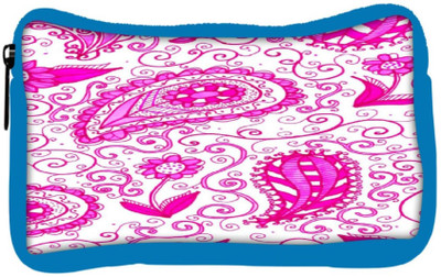 

Snoogg Eco Friendly Canvas Paisley Pink Pattern Student Pen Pencil Case Coin Purse Pouch Cosmetic Makeup Bag (BLUE) Pouch(Multicolor)
