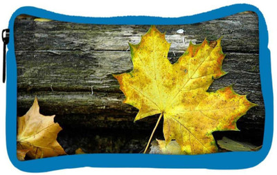 

Snoogg Eco Friendly Canvas Yellow Leaf Designer Student Pen Pencil Case Coin Purse Pouch Cosmetic Makeup Bag (BLUE) Pouch(Multicolor)