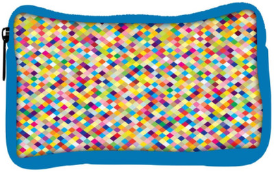 

Snoogg Eco Friendly Canvas Aztec Digitalisation Student Pen Pencil Case Coin Purse Pouch Cosmetic Makeup Bag (BLUE) Pouch(Multicolor)