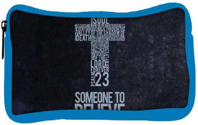 

Snoogg Eco Friendly Canvas Christian Wallpapers Designer Student Pen Pencil Case Coin Purse Pouch Cosmetic Makeup Bag (BLUE) Pouch(Multicolor)