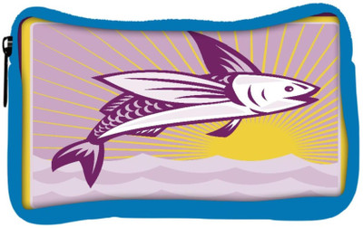 

Snoogg Eco Friendly Canvas Flying Fish At Sea Ocean Square Retro Student Pen Pencil Case Coin Purse Pouch Cosmetic Makeup Bag (BLUE) Pouch(Multicolor)