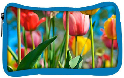 

Snoogg Eco Friendly Canvas Colorful Roses Designer Student Pen Pencil Case Coin Purse Pouch Cosmetic Makeup Bag (BLUE) Pouch(Multicolor)