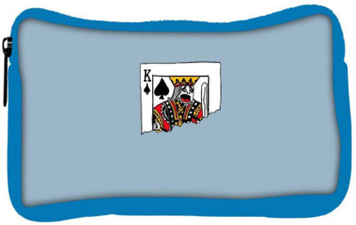 

Snoogg Eco Friendly Canvas The King Ripped In Half Designer Student Pen Pencil Case Coin Purse Pouch Cosmetic Makeup Bag (BLUE) Pouch(Multicolor)