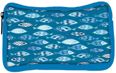 

Snoogg Eco Friendly Canvas Fishes In Blue Pattern Designer Student Pen Pencil Case Coin Purse Pouch Cosmetic Makeup Bag (BLUE) Pouch(Multicolor)