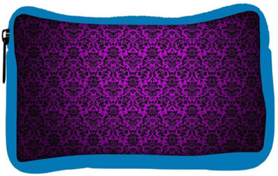 

Snoogg Eco Friendly Canvas Dark Pink Pattern Design Designer Student Pen Pencil Case Coin Purse Pouch Cosmetic Makeup Bag (BLUE) Pouch(Multicolor)