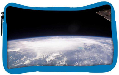 

Snoogg Eco Friendly Canvas Blue Earth Designer Student Pen Pencil Case Coin Purse Pouch Cosmetic Makeup Bag (BLUE) Pouch(Multicolor)