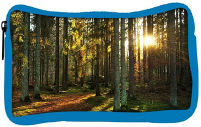 

Snoogg Eco Friendly Canvas Abstract Sunlight In Forest Designer Student Pen Pencil Case Coin Purse Pouch Cosmetic Makeup Bag (BLUE) Pouch(Multicolor)