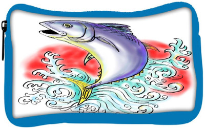 

Snoogg Eco Friendly Canvas Bluefin Tuna Jumping With Waves Student Pen Pencil Case Coin Purse Pouch Cosmetic Makeup Bag (BLUE) Pouch(Multicolor)