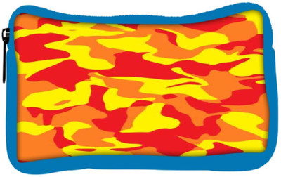 

Snoogg Eco Friendly Canvas Camouflage Red 2762 Student Pen Pencil Case Coin Purse Pouch Cosmetic Makeup Bag (BLUE) Pouch(Multicolor)