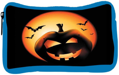 

Snoogg Eco Friendly Canvas Halloween Pumpkin Student Pen Pencil Case Coin Purse Pouch Cosmetic Makeup Bag (BLUE) Pouch(Multicolor)