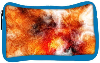 

Snoogg Eco Friendly Canvas Crazy Fire Designer Student Pen Pencil Case Coin Purse Pouch Cosmetic Makeup Bag (BLUE) Pouch(Multicolor)