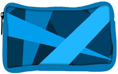 

Snoogg Eco Friendly Canvas Blue Color Strips Designer Student Pen Pencil Case Coin Purse Pouch Cosmetic Makeup Bag (BLUE) Pouch(Multicolor)
