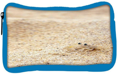 

Snoogg Eco Friendly Canvas Beach Sand Crab Designer Student Pen Pencil Case Coin Purse Pouch Cosmetic Makeup Bag (BLUE) Pouch(Multicolor)