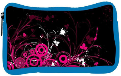 

Snoogg Eco Friendly Canvas Abstract Pink Designer Student Pen Pencil Case Coin Purse Pouch Cosmetic Makeup Bag (BLUE) Pouch(Multicolor)