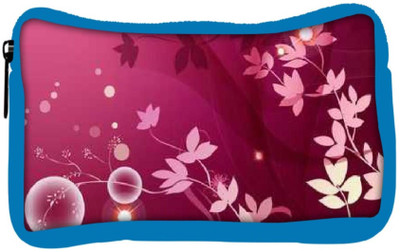 

Snoogg Eco Friendly Canvas Flower Pink Graphic Student Pen Pencil Case Coin Purse Pouch Cosmetic Makeup Bag (BLUE) Pouch(Multicolor)