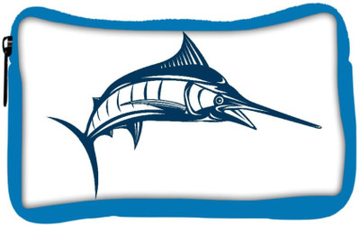 

Snoogg Eco Friendly Canvas Blue Marlin Jumping Student Pen Pencil Case Coin Purse Pouch Cosmetic Makeup Bag (BLUE) Pouch(Multicolor)