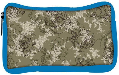 

Snoogg Eco Friendly Canvas Abstract Rose Art Designer Student Pen Pencil Case Coin Purse Pouch Cosmetic Makeup Bag (BLUE) Pouch(Multicolor)
