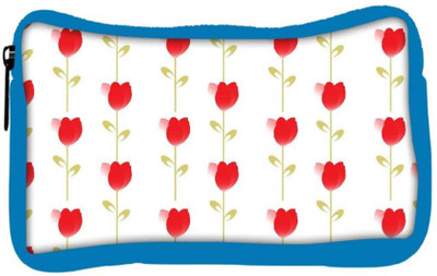 

Snoogg Eco Friendly Canvas Red Flowers Designer Student Pen Pencil Case Coin Purse Pouch Cosmetic Makeup Bag (BLUE) Pouch(Multicolor)