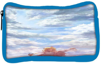 

Snoogg Eco Friendly Canvas Baby Sky Girl Sky Bird Designer Student Pen Pencil Case Coin Purse Pouch Cosmetic Makeup Bag (BLUE) Pouch(Multicolor)