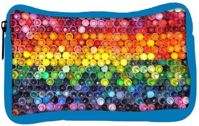 

Snoogg Eco Friendly Canvas Deluxe Crayon Box Designer Student Pen Pencil Case Coin Purse Pouch Cosmetic Makeup Bag (BLUE) Pouch(Multicolor)