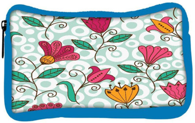 

Snoogg Eco Friendly Canvas Seamless Texture With Flowers And Butterflies Endless Floral Pattern Student Pen Pencil Case Coin Purse Pouch Cosmetic Makeup Bag (BLUE) Pouch(Multicolor)