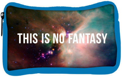 

Snoogg Eco Friendly Canvas This Is Not Fantasy Student Pen Pencil Case Coin Purse Pouch Cosmetic Makeup Bag (BLUE) Pouch(Multicolor)