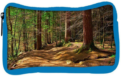 

Snoogg Eco Friendly Canvas Abstract Dense Forest Designer Student Pen Pencil Case Coin Purse Pouch Cosmetic Makeup Bag (BLUE) Pouch(Multicolor)