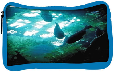 

Snoogg Eco Friendly Canvas Aquarium Fishes Student Pen Pencil Case Coin Purse Pouch Cosmetic Makeup Bag (BLUE) Pouch(Multicolor)