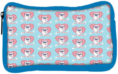

Snoogg Eco Friendly Canvas Pugs And Kisses Cute Student Pen Pencil Case Coin Purse Pouch Cosmetic Makeup Bag (BLUE) Pouch(Multicolor)