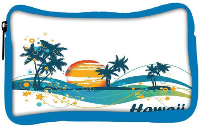 

Snoogg Eco Friendly Canvas Summer Illustration Student Pen Pencil Case Coin Purse Pouch Cosmetic Makeup Bag (BLUE) Pouch(Multicolor)