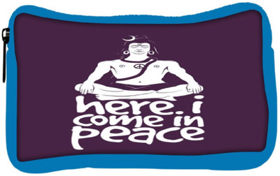 

Snoogg Eco Friendly Canvas Here. I Come In Peace Student Pen Pencil Case Coin Purse Pouch Cosmetic Makeup Bag (BLUE) Pouch(Multicolor)