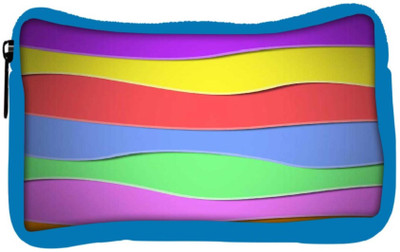 

Snoogg Eco Friendly Canvas Zoom Wave 2419 Student Pen Pencil Case Coin Purse Pouch Cosmetic Makeup Bag (BLUE) Pouch(Multicolor)