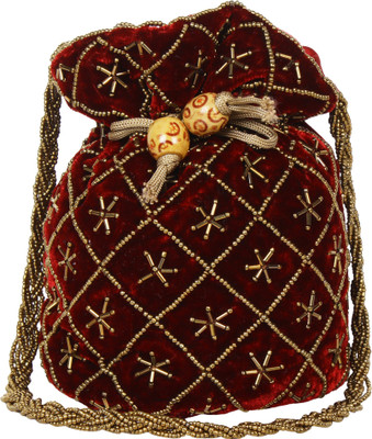

Saashiwear Potli Purse Potli(Maroon)