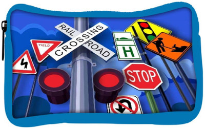 

Snoogg Eco Friendly Canvas Railway Crossing 2542 Student Pen Pencil Case Coin Purse Pouch Cosmetic Makeup Bag (BLUE) Pouch(Multicolor)