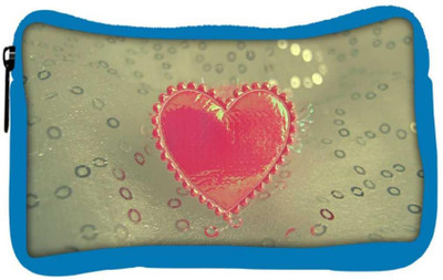 

Snoogg Eco Friendly Canvas Small Heart Designer Student Pen Pencil Case Coin Purse Pouch Cosmetic Makeup Bag (BLUE) Pouch(Multicolor)