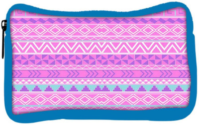 

Snoogg Eco Friendly Canvas Pink Aztec Pattern Student Pen Pencil Case Coin Purse Pouch Cosmetic Makeup Bag (BLUE) Pouch(Multicolor)