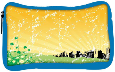 

Snoogg Eco Friendly Canvas Garden Background With Retro Architecture Student Pen Pencil Case Coin Purse Pouch Cosmetic Makeup Bag (BLUE) Pouch(Multicolor)
