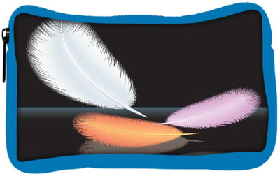 

Snoogg Eco Friendly Canvas Feathers Vector Student Pen Pencil Case Coin Purse Pouch Cosmetic Makeup Bag (BLUE) Pouch(Multicolor)