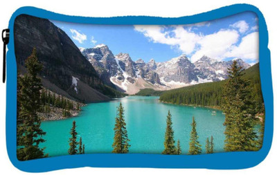 

Snoogg Eco Friendly Canvas Green River Designer Student Pen Pencil Case Coin Purse Pouch Cosmetic Makeup Bag (BLUE) Pouch(Multicolor)