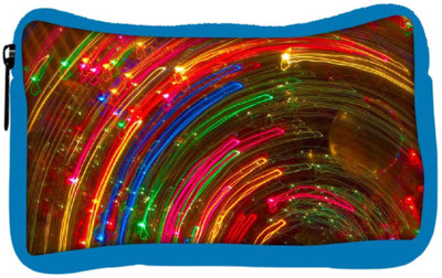 

Snoogg Eco Friendly Canvas Neon Lights Student Pen Pencil Case Coin Purse Pouch Cosmetic Makeup Bag (BLUE) Pouch(Multicolor)