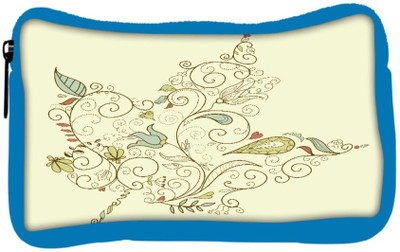 

Snoogg Eco Friendly Canvas Maple Leaf Student Pen Pencil Case Coin Purse Pouch Cosmetic Makeup Bag (BLUE) Pouch(Multicolor)
