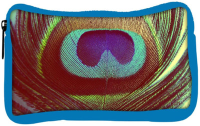 

Snoogg Eco Friendly Canvas Peacock Feather Close Up Student Pen Pencil Case Coin Purse Pouch Cosmetic Makeup Bag (BLUE) Pouch(Multicolor)